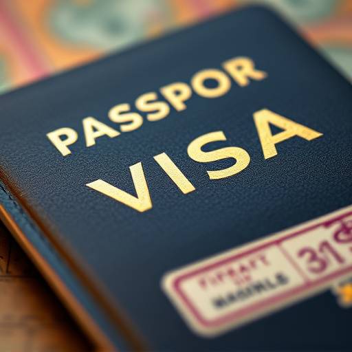 A passport with various visa stamps, representing visa assistance services.
