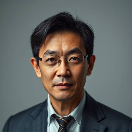 Portrait of Kenji Tanaka, commercial photographer looking confidently at the camera